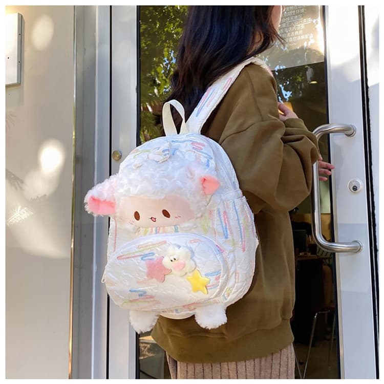 もふもふひつじちゃん痛バッグリュック