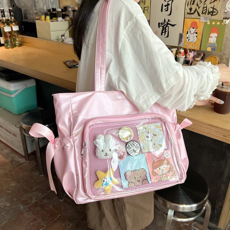 痛バッグ リボントートバッグ