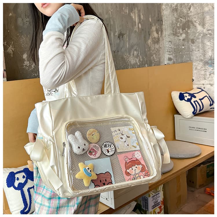 痛バッグ リボントートバッグ