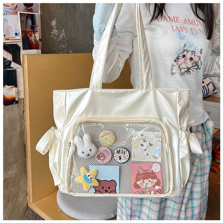 痛バッグ リボントートバッグ