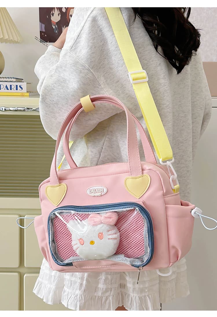 痛バッグ メッシュポケット付きキャラクター痛ショルダー
