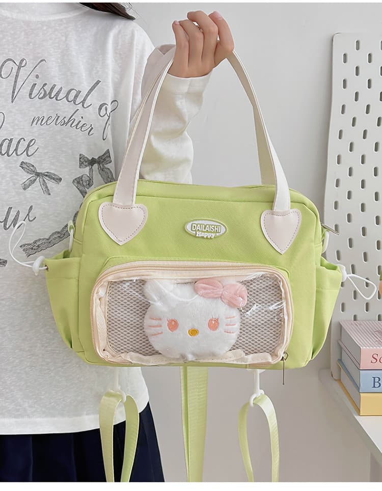 痛バッグ メッシュポケット付きキャラクター痛ショルダー