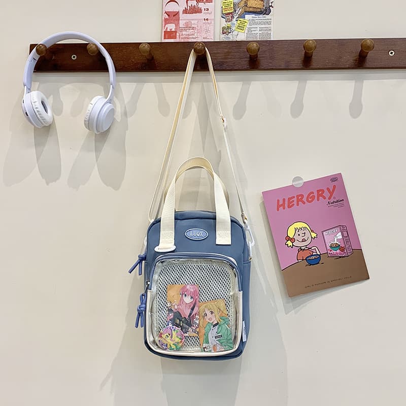 メッシュポケット付き ミニショルダー痛バッグ
