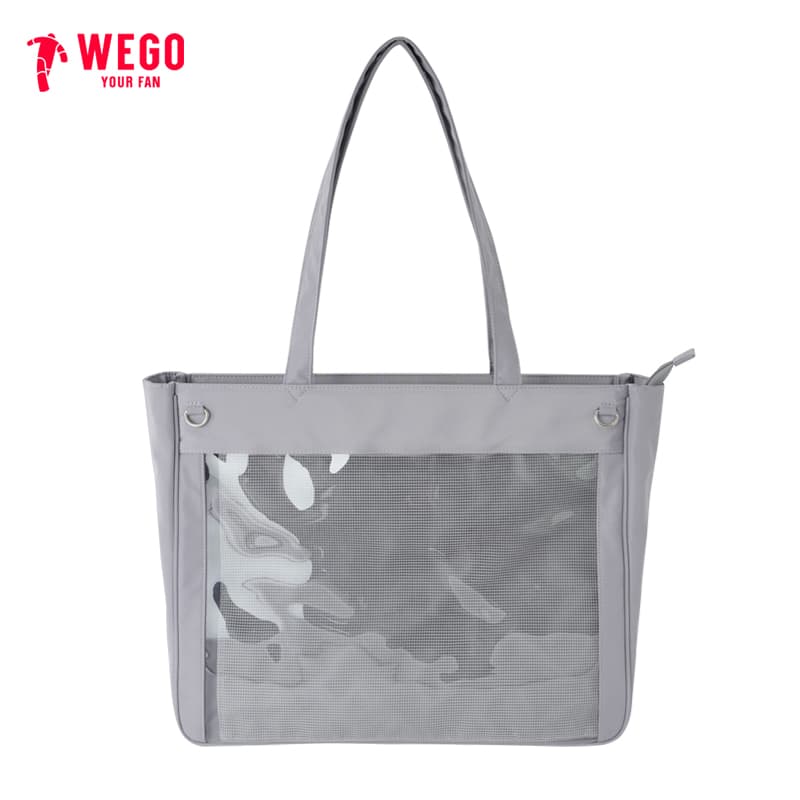 痛バッグ 推し専用 透明ポケット付きトートバッグ
