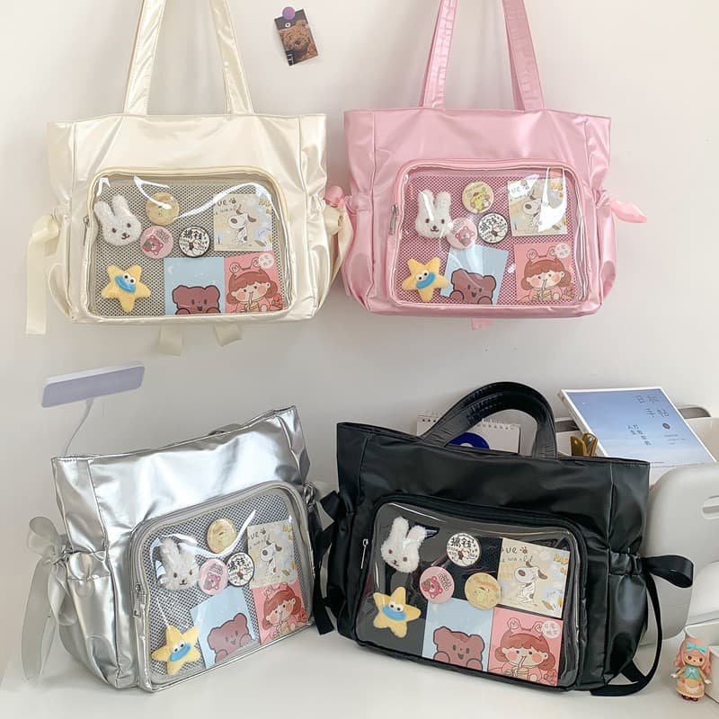 痛バッグ リボントートバッグ