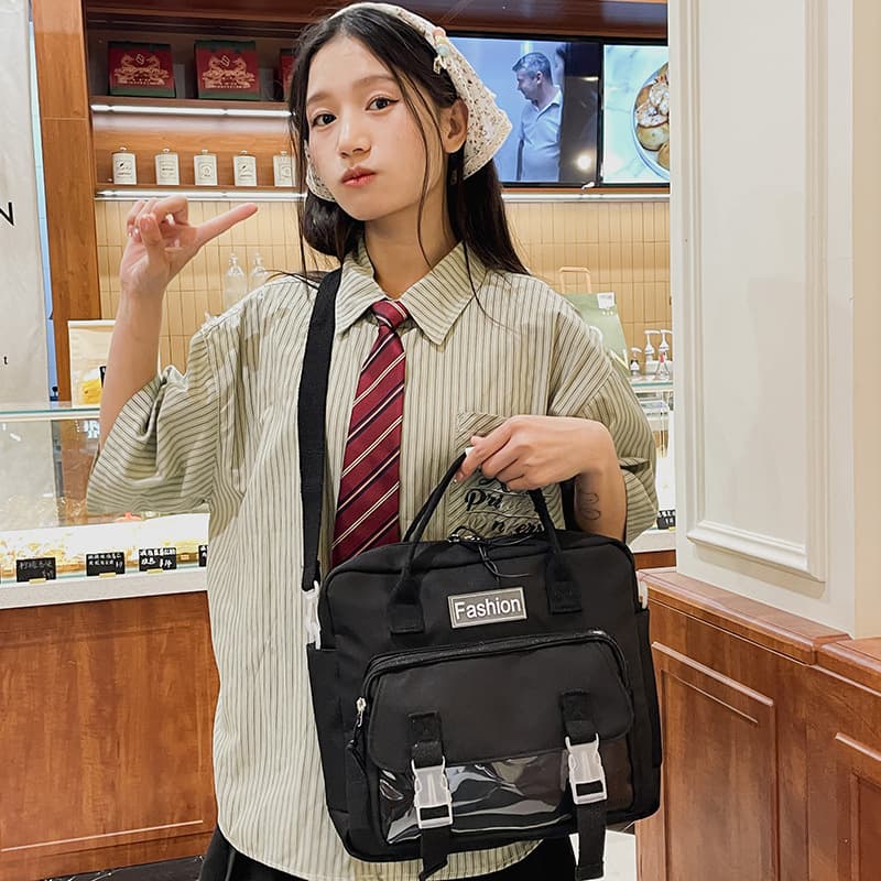 痛バッグ ガーリーリボンレースカレッジバッグ