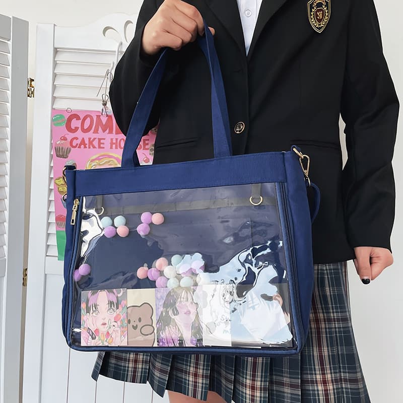 透明ポケット付き痛バッグ 乙女のコレクション