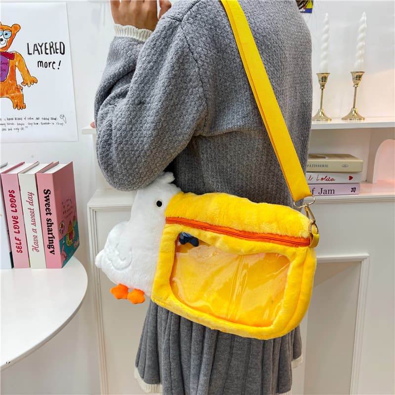 痛バッグ かわいい鳥さんポーチ