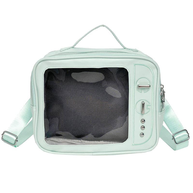 痛バッグ テレビ型ぬいぐるみディスプレイバッグ